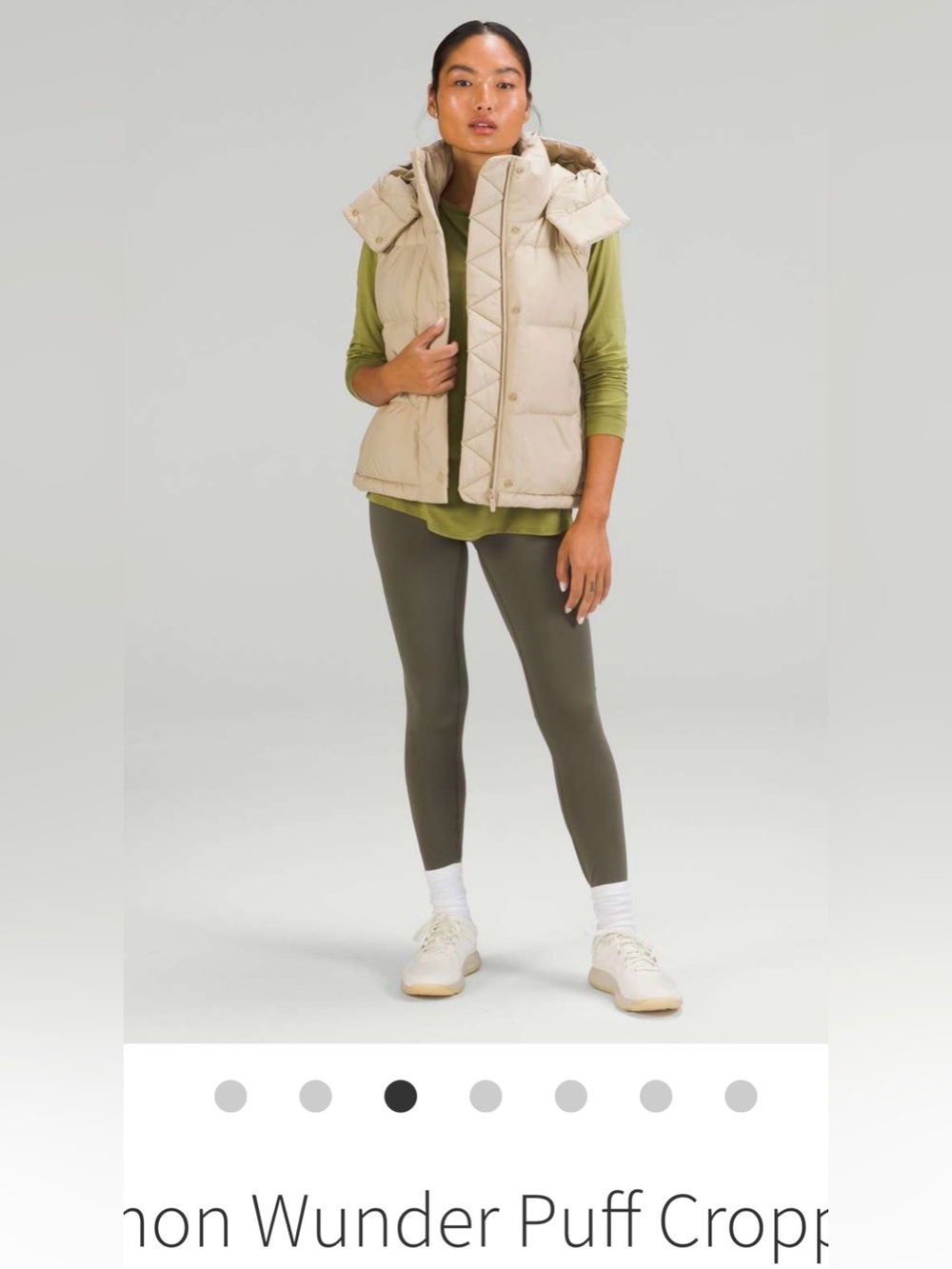 Lululemon Wunder Puff Cropped Vest